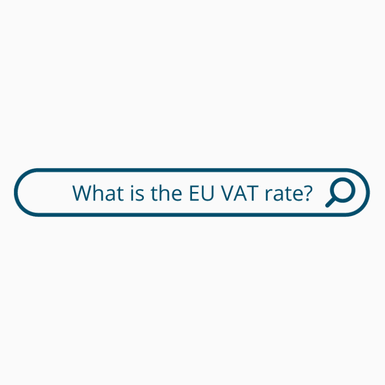 What is the EU VAT rate - search bar graphic